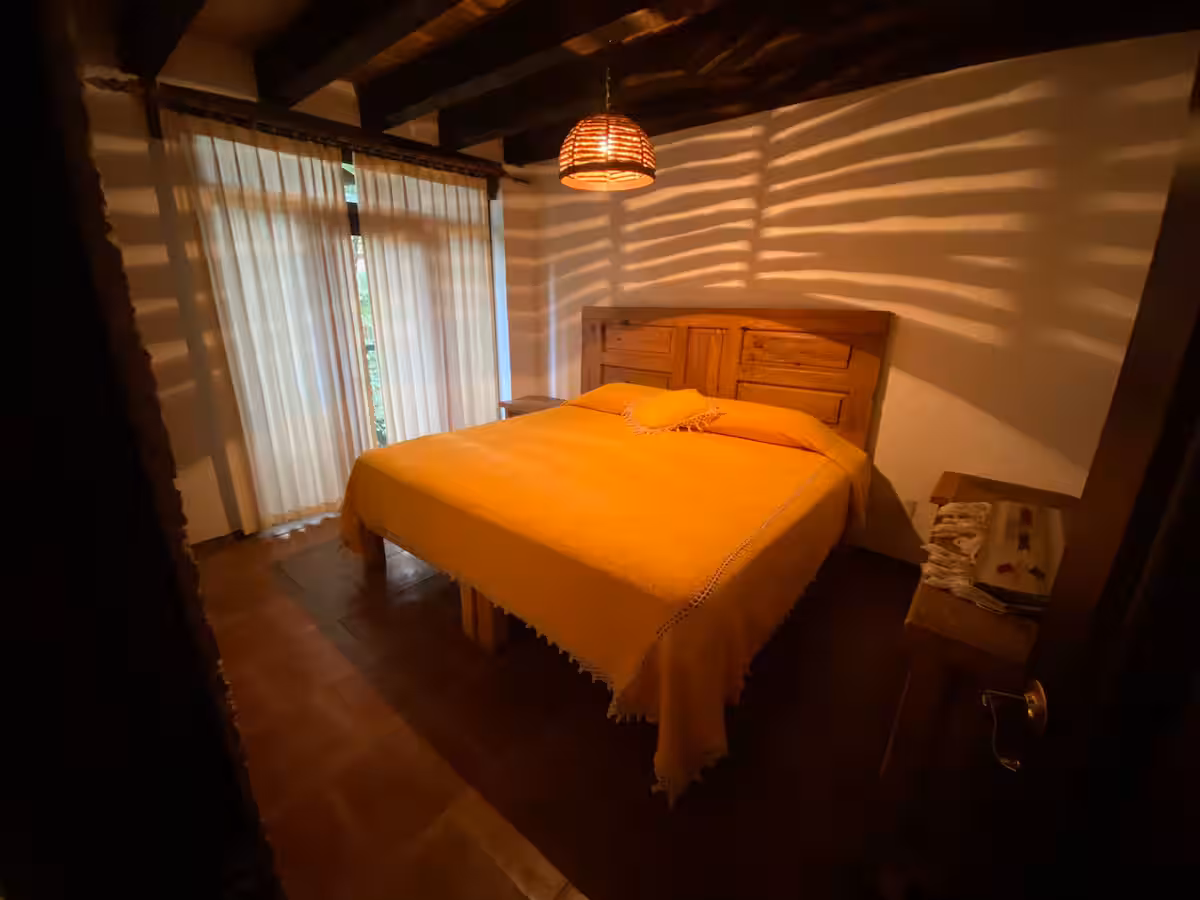 Bedroom at the Tzintzuntzan home